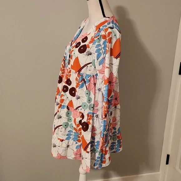 BNWOT floral babydoll dress - Picture 5 of 7